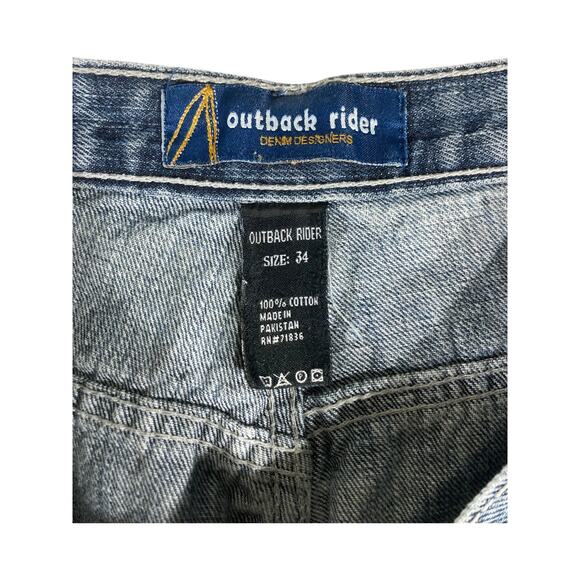Vintage Outback Rider Denim Shorts 34 - Picture 7 of 7